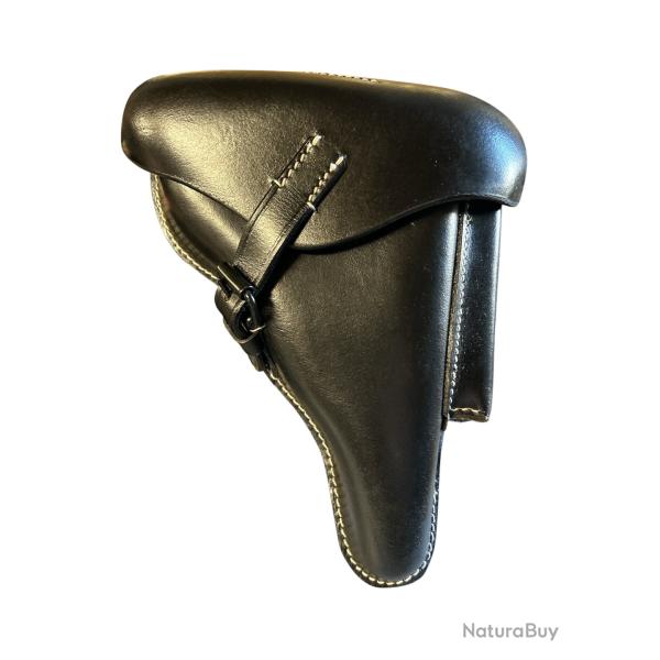 Etui holster P08 WW2 cuir reproduction