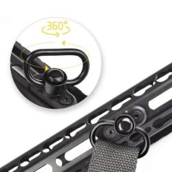 Montage M-LOK pour attache sangle QD