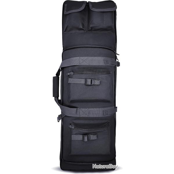 Housse Sac � Dos Tactique pour Fusil Nylon Imperm�able Grande Capacit� 92x27x5.5cm Multifonctionnel