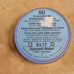Cartouches RWS &agrave; blanc cal. 9x17 pour l'abattage du b&eacute;tail - HILMAR SUPER DESTOCK !!!