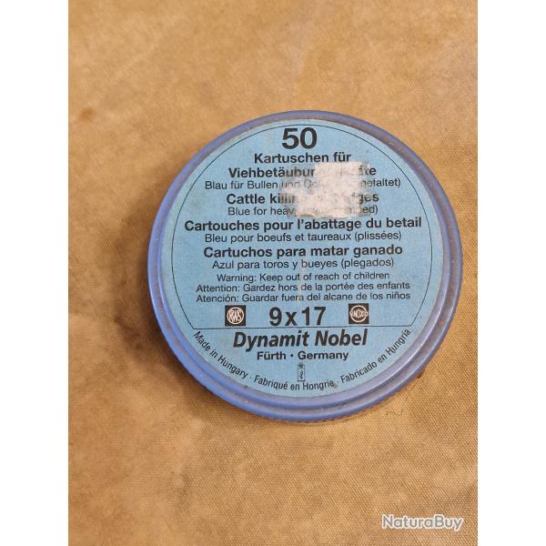 Cartouches RWS � blanc cal. 9x17 pour l'abattage du b�tail - HILMAR SUPER DESTOCK !!!