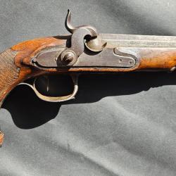 Pistolet officier Premier Empire &agrave; percussion