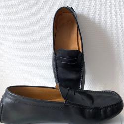 Chaussures homme mocassins Tod's noires taille 8 / 42&middot;Tr&egrave;s bon &eacute;tat&middot;