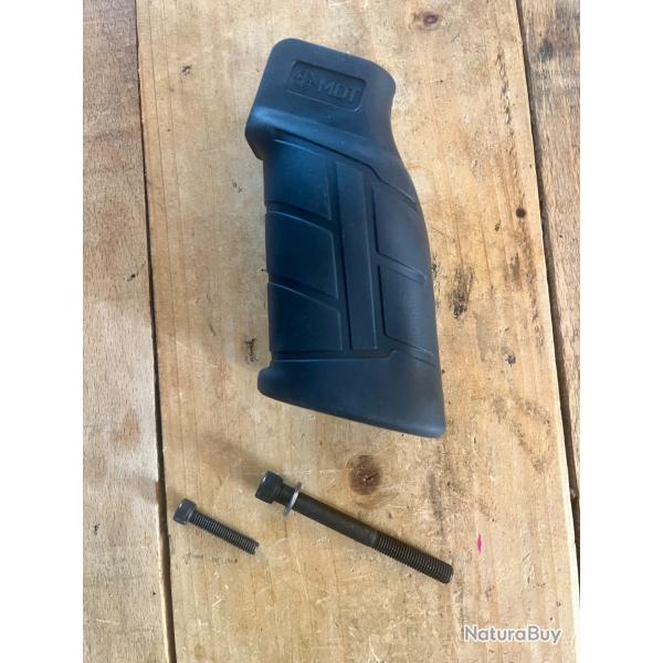 POIGN�E MDT �LITE CAOUTCHOUC NOIR POUR CHASSIS ET AR-15
