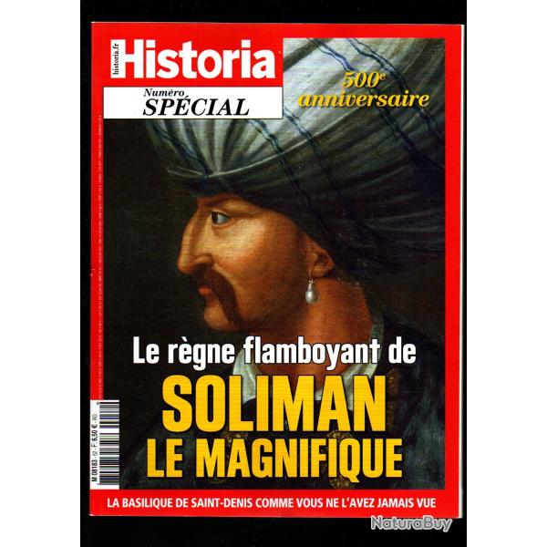 historia sp�cial 52 500e anniversaire , soliman le magnifique , 2020