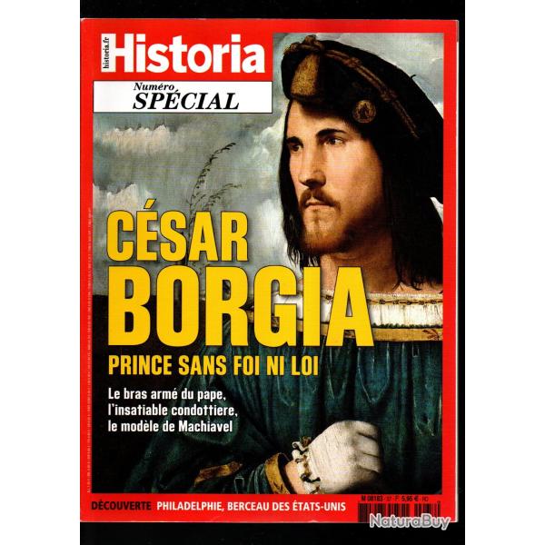 historia sp�cial 37 de 2017, c�sar borgia  prince sans foi ni loi