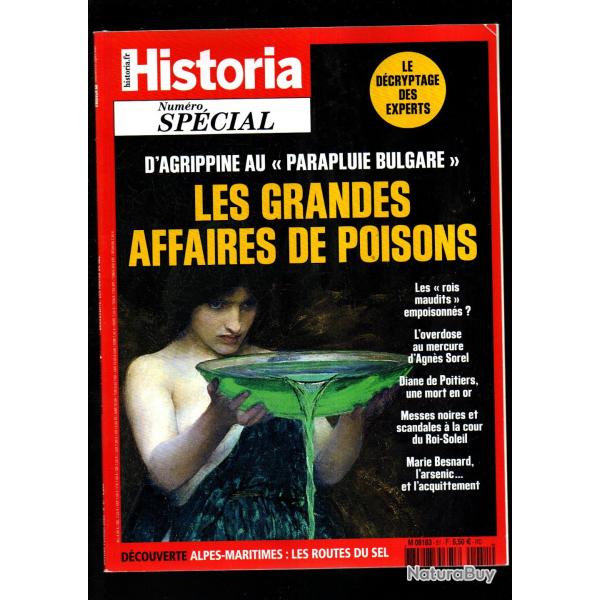 historia sp�cial 51 de 2020 , les grandes affaires de poisons d'agrippine au parapluie bulgare