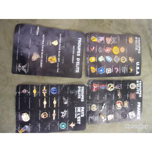 lot d'insignes militaires (reproductions)