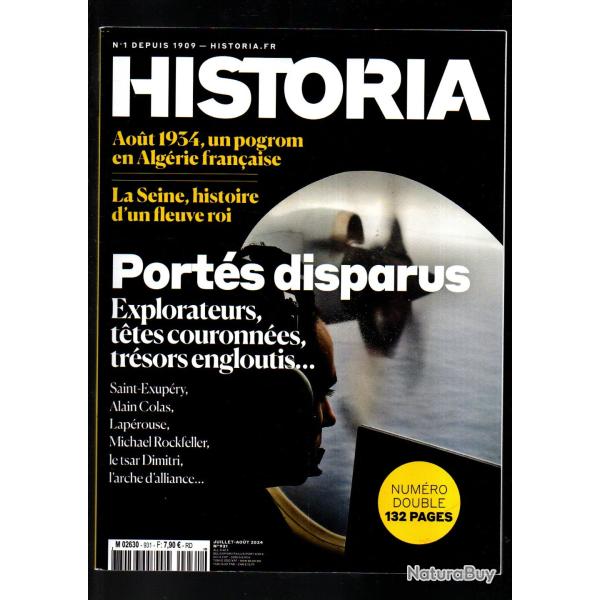 historia 931 de 2024 port�s disparus colas , st-ex, lap�rouse, la seine, alg�rie fran�aise 1934 pogr