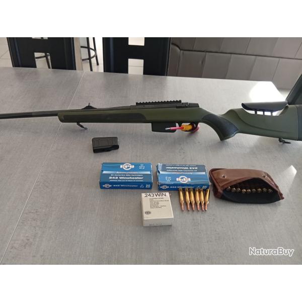 Carabine � verrou Ata Turqua Synth�tique - 243 Win / Vert
