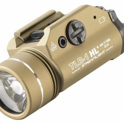 Lampe tactique: DE streamlight TLR-1 HL  pour G17 G19 P226 P229 SP2022, stroboscopique, aluminium