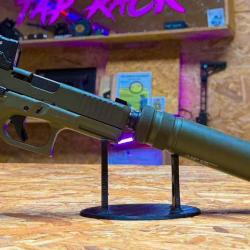 PISTOLET GLOCK 45 HUNTER EDITION A-CUT FILETE COMBO AIMPOINT COA + MODERATEUR B&T DO GREEN