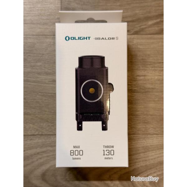 Olight Baldr S | Lampe tactique avec laser vert couleur noir