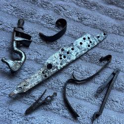 Lot de pi&egrave;ces pour fusil a silex
