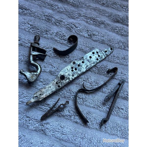 Lot de pi�ces pour fusil a silex