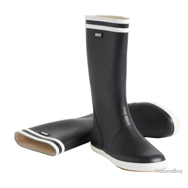 Bottes Aigle Goeland 2 Marine Blanc