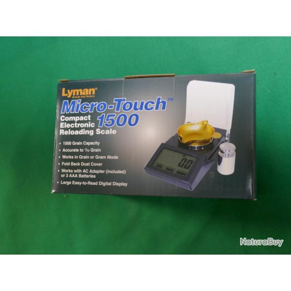 Balance de rechargement LYMAN MICRO TOUCH 1500
