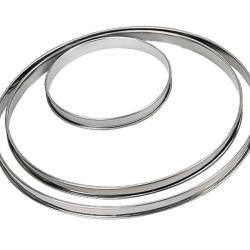 Cercle a tarte inox De buyer diam.10cm