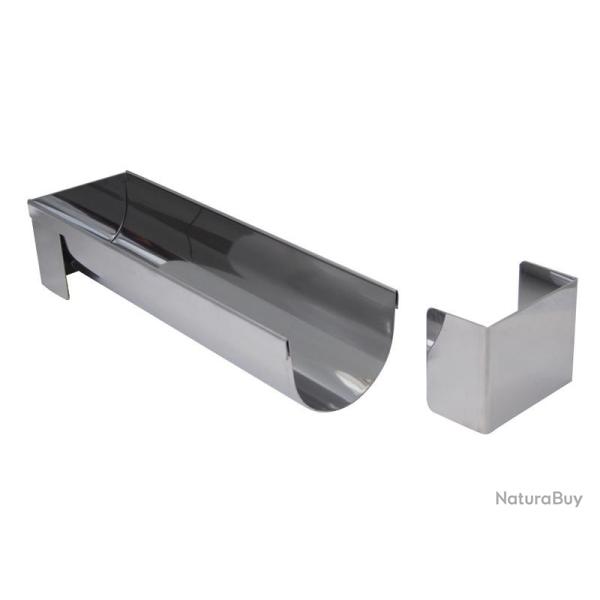 Goutiere ronde inox De buyer 30x7,5x6,5cm