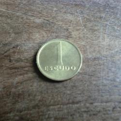 monnaie r&eacute;publica portuguesa 1 escudo 1985