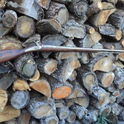 fusil a percussion mono canon  ,  chasse poudre noire ( ancien fusil MG  )