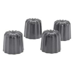 x4 Moules canneles bordelais De buyer