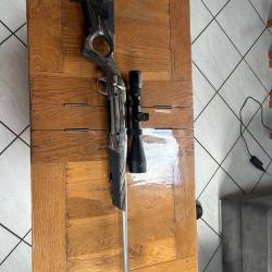 Carabine Browning x-bolt stainless steel 30-06 avec lunette Nikon Prostaff 2.5-10x42