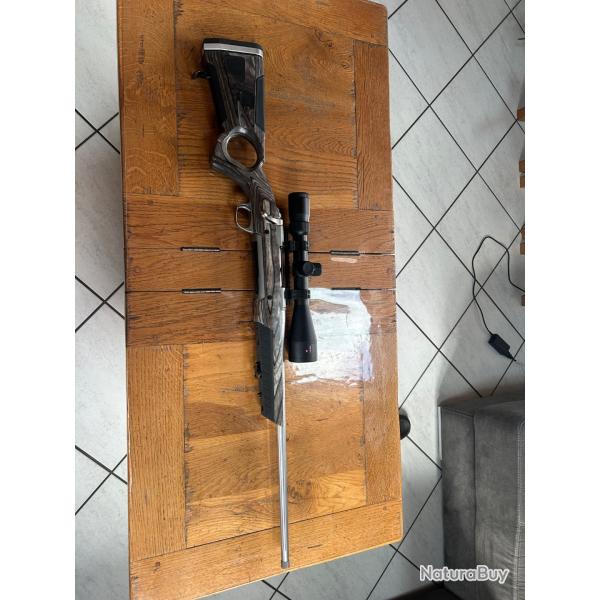 Carabine Browning x-bolt stainless steel 30-06 avec lunette Nikon Prostaff 2.5-10x42