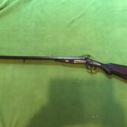 FUSIL JUXTAPOS&Eacute; FABRICATION ARTISAN AUTRICHIEN CAL 16