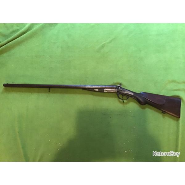 FUSIL JUXTAPOS� FABRICATION ARTISAN AUTRICHIEN CAL 16