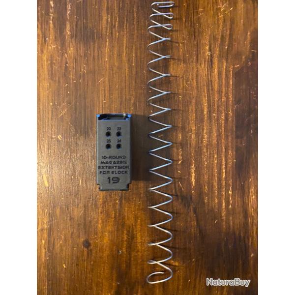 Extension de chargeur pour glock . Neuf , jamais utilis� .