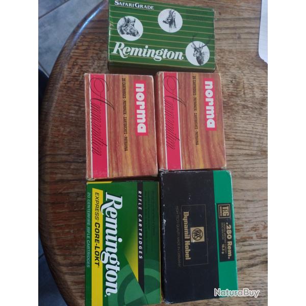 4 bo�tes et demi de 280 remington