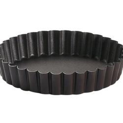 Moule a tartelette Gobel ronde cannelee diam.10cm