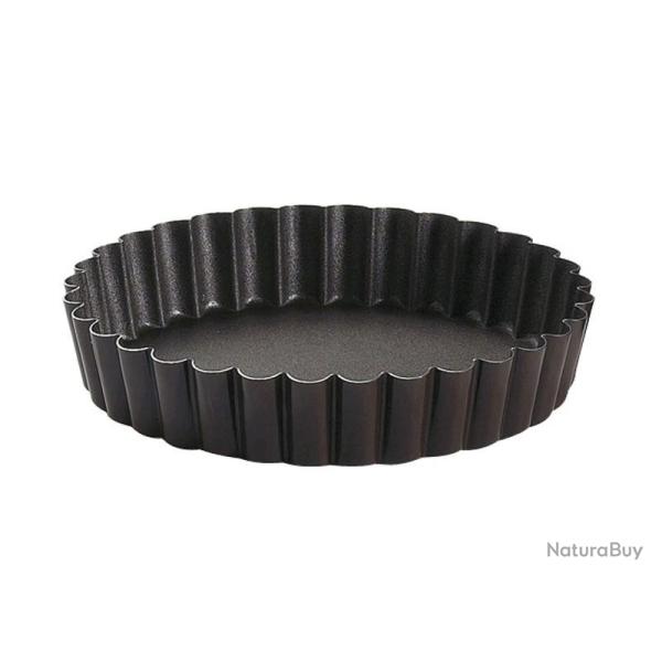 Moule a tartelette Gobel ronde cannelee diam.10cm