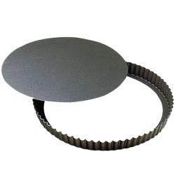 Tourtiere Gobel ronde cannelee mobile diam.28cm