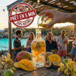 Coffret cadeau 3 Pots LA CHARGE : Pr&eacute;paration Instantan&eacute;e Rhum Arrang&eacute; - 100% Naturel - Brevet&eacute;