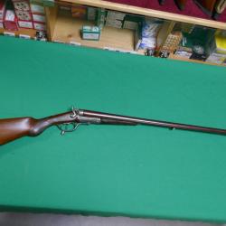 Fusil &agrave; Chiens &agrave; crosse de Borgne Cal 10 "MORIN ARQ &agrave; GRENOBLE"