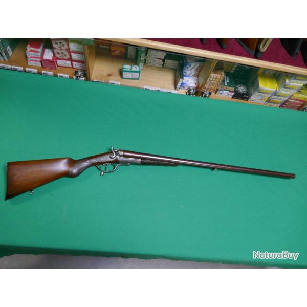 Fusil � Chiens � crosse de Borgne Cal 10 "MORIN ARQ � GRENOBLE"