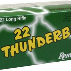 Balles Remington Calibre 22Lr Thunderbolt High Velocity 40Gr Rn Boite De 500