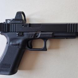 GLOCK 34 g&eacute;n&eacute;ration 5, MOS + LEUPOLD DP-Pro