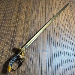 SABRE D'OFFICIER PRUSSIENNE MODELE 1889 DAT&Eacute; DE 1890 DIVERS POIN&Ccedil;ONS ET REGIMENT&Eacute;