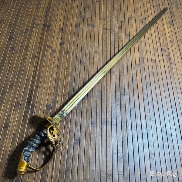SABRE D'OFFICIER PRUSSIENNE MODELE 1889 DAT� DE 1890 DIVERS POIN�ONS ET REGIMENT�