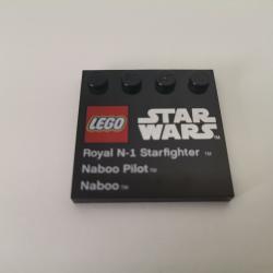 Socle Lego Royal N-1 Starfighter Naboo Pilot Naboo