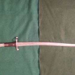 Baionette Anglaise yatagan  pour fuzil Westley Richards m/ 1867