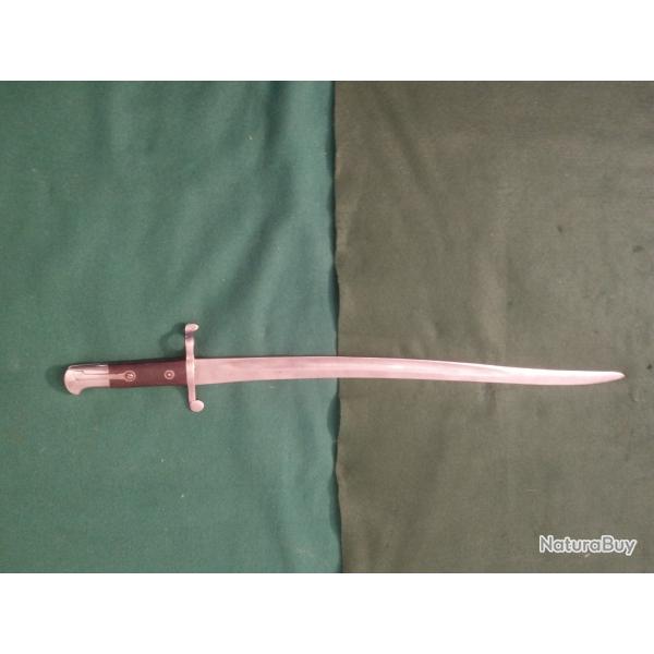 Baionette Anglaise yatagan  pour fuzil Westley Richards m/ 1867