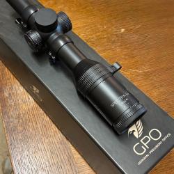 Lunette GPO spectra 6 1-6x24i sur montage blaser