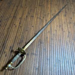 &Eacute;P&Eacute;E FRAN&Ccedil;AISE MOD&Egrave;LE 1857 INFANTERIE OU CUIRASSIERS