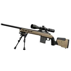 Carabine Mossberg Patriot LR Tactical .308 Winchester RTI 6-24x50 Bipied Harris