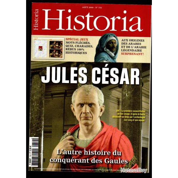 historia 752 de 2009, pillage et fouilles, qui sont les arabes, jules c�sar rome antique