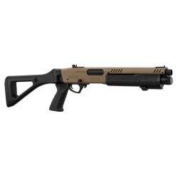 R&eacute;plique Fusil &agrave; Pompe BO Manufacture FABARM STF12 Initial TAN Gaz
